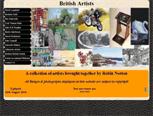 Tablet Screenshot of britishartists.co.uk